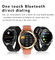 Qianrun Round Pressure Pressure Bt Call Monitor ضربان قلب Smartwatch Dw95
